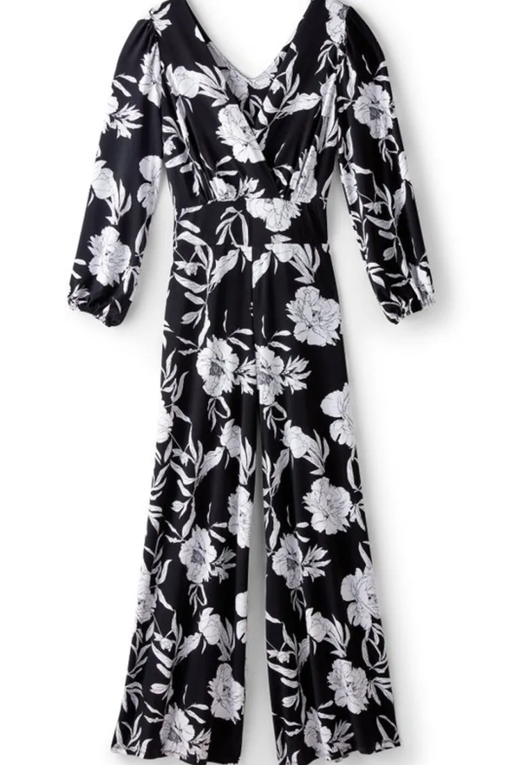 Hot Soft Surroundings Penelope Long Sleeve Jumpsuit