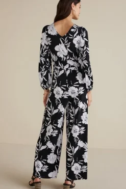Hot Soft Surroundings Penelope Long Sleeve Jumpsuit