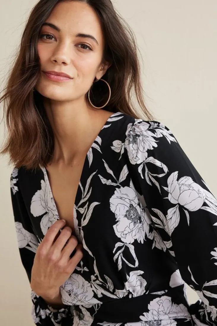 Hot Soft Surroundings Penelope Long Sleeve Jumpsuit