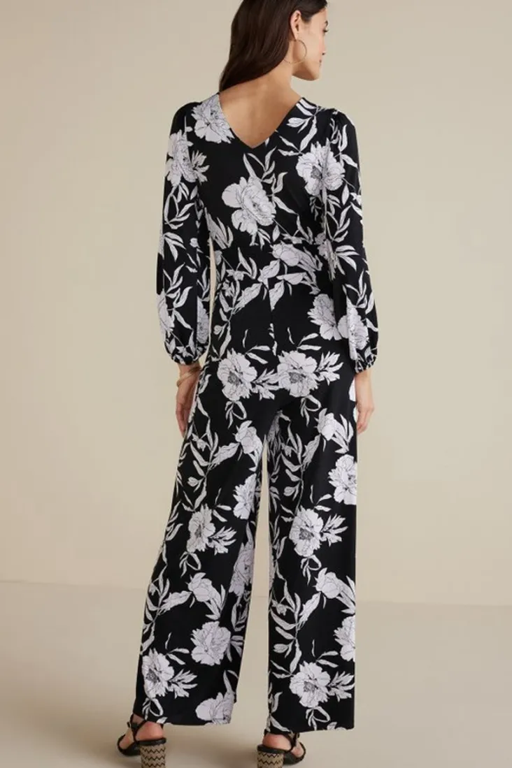Hot Soft Surroundings Penelope Long Sleeve Jumpsuit