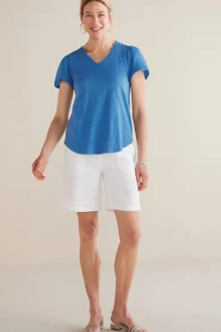 Sale Soft Surroundings Philippa Gauze Sleeve Tee
