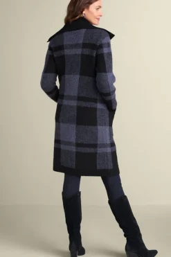 Soft Surroundings Posh Plaid Cardigan PoshPlaid