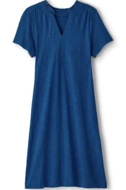 Hot Soft Surroundings Presley Short Dress Sapphire