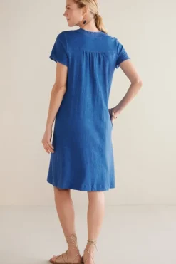 Hot Soft Surroundings Presley Short Dress Sapphire