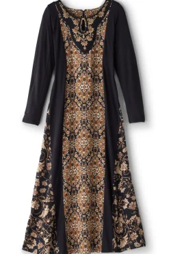 Clearance Soft Surroundings Priska Maxi Dress AutumnTile