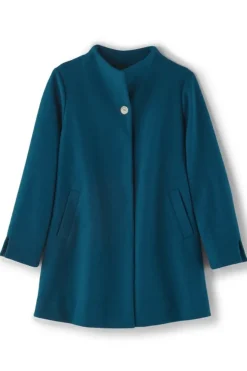 Clearance Soft Surroundings Rachel Swing Coat SailorBlue