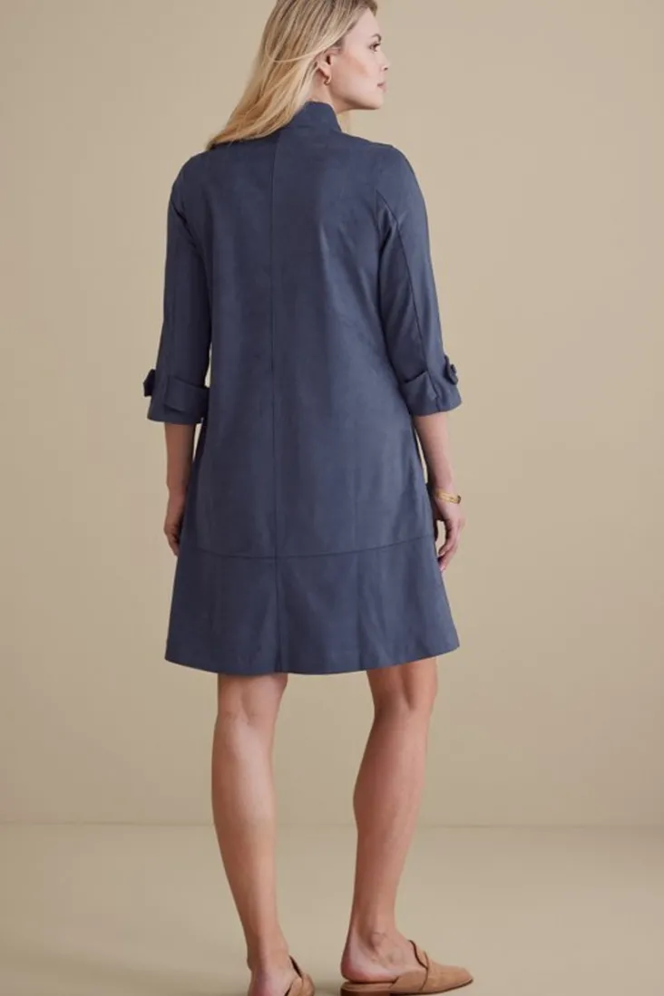 Clearance Soft Surroundings Rani Faux Suede Dress