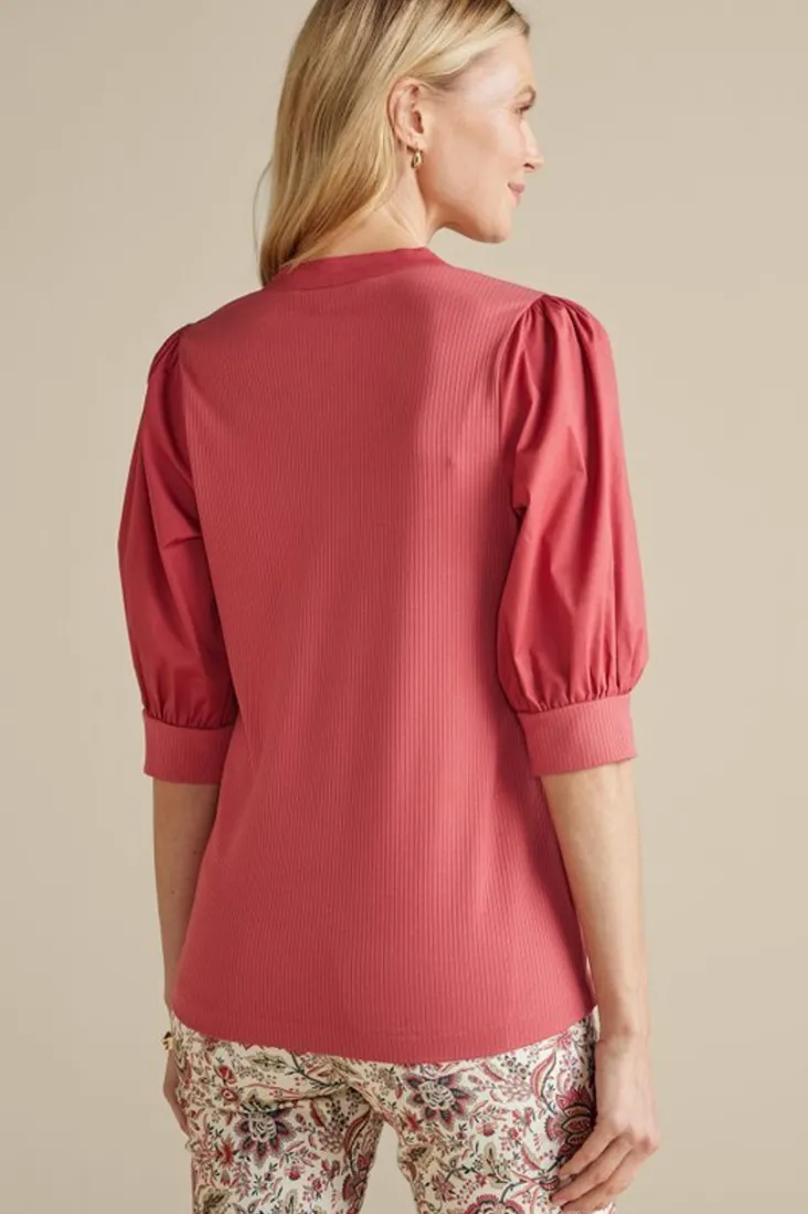 Sale Soft Surroundings Raylee Knit Pullover Rose