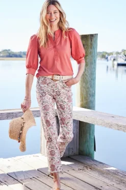 Sale Soft Surroundings Raylee Knit Pullover Rose