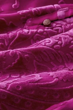 Hot Soft Surroundings Reesha Velvet Top Sangria