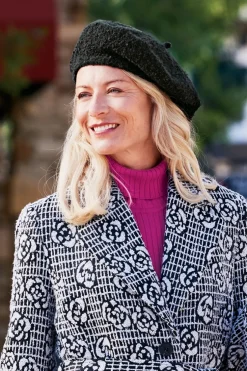 Sale Soft Surroundings Remi Boucle Beret Black