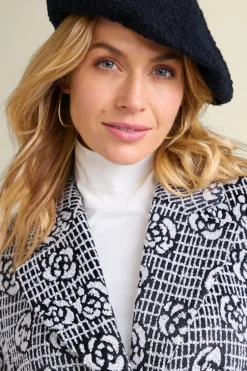 Sale Soft Surroundings Remi Boucle Beret Black