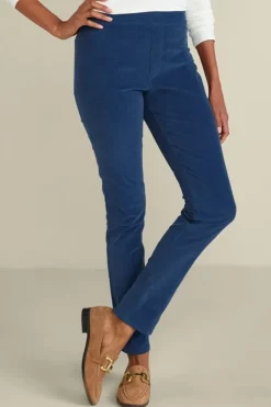 Outlet Soft Surroundings Rockland Corduroy Slim Leg Pull On Pants