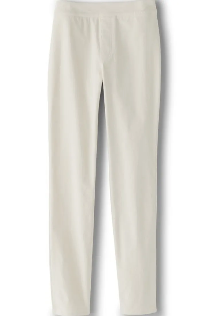 Outlet Soft Surroundings Rockland Corduroy Slim Leg Pull On Pants