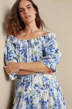 Outlet Soft Surroundings Rosana Maxi Dress Wisteria