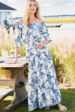 Outlet Soft Surroundings Rosana Maxi Dress Wisteria