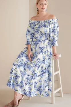 Outlet Soft Surroundings Rosana Maxi Dress Wisteria
