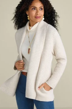Sale Soft Surroundings Sandria Cardigan OatmealHeather