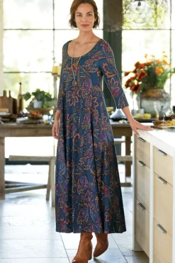 Hot Soft Surroundings Santiago 3/4 Sleeve Dress