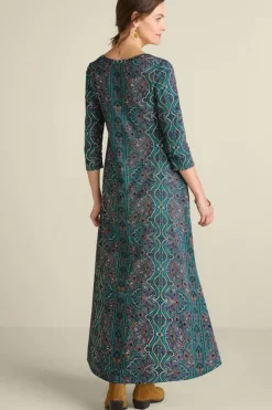 Hot Soft Surroundings Santiago 3/4 Sleeve Dress