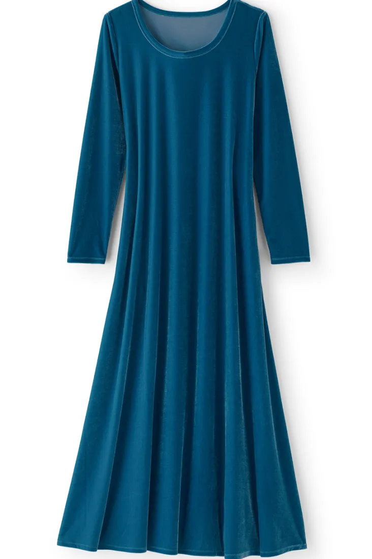 Outlet Soft Surroundings Santiago Stretch Velvet Dress