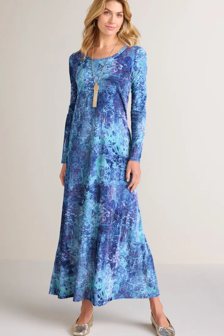 Outlet Soft Surroundings Santiago Stretch Velvet Dress