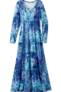 Outlet Soft Surroundings Santiago Stretch Velvet Dress