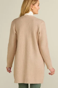Soft Surroundings Scarlett Long Cardigan SandMulti