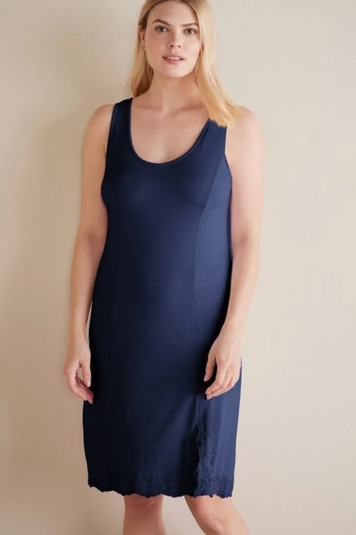 Hot Soft Surroundings Serenity Bamboo Shelf Bra Sleep Dress