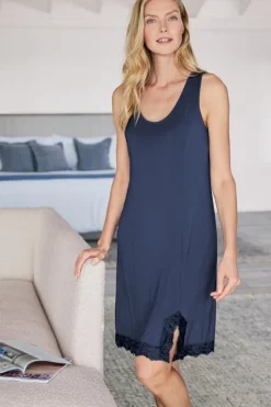 Hot Soft Surroundings Serenity Bamboo Shelf Bra Sleep Dress