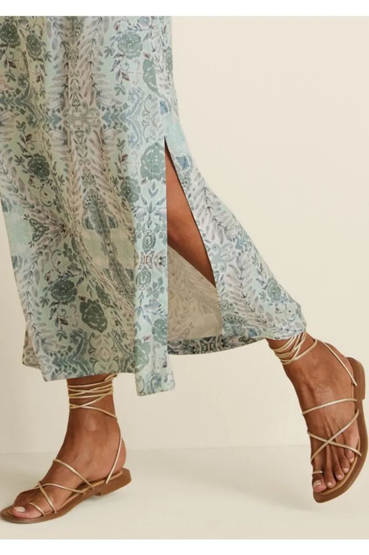 Outlet Soft Surroundings Seychelles Lilac Sandal