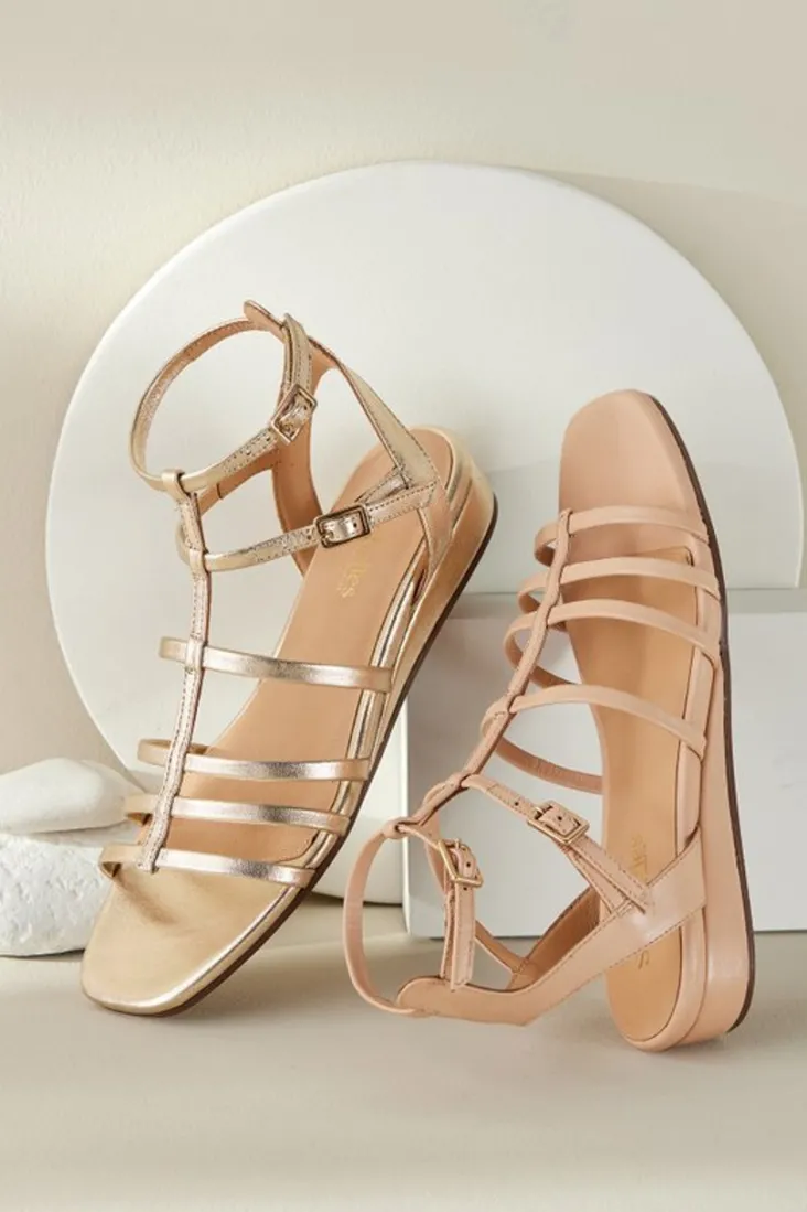 Sale Soft Surroundings Seychelles Luxurious Strappy Sandal