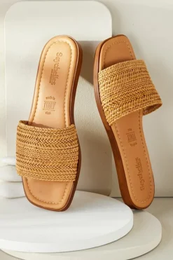 Hot Soft Surroundings Seychelles Palms Perfection Woven Slide