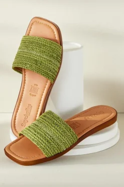 Hot Soft Surroundings Seychelles Palms Perfection Woven Slide