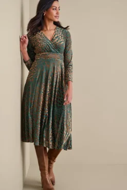 Sale Soft Surroundings Shae Dress MultiAnimal