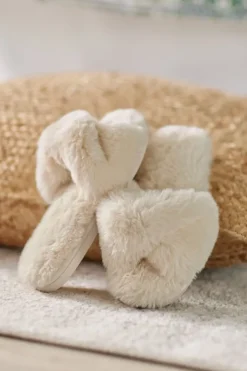 Outlet Soft Surroundings Shiraleah Stowe Slippers Ivory