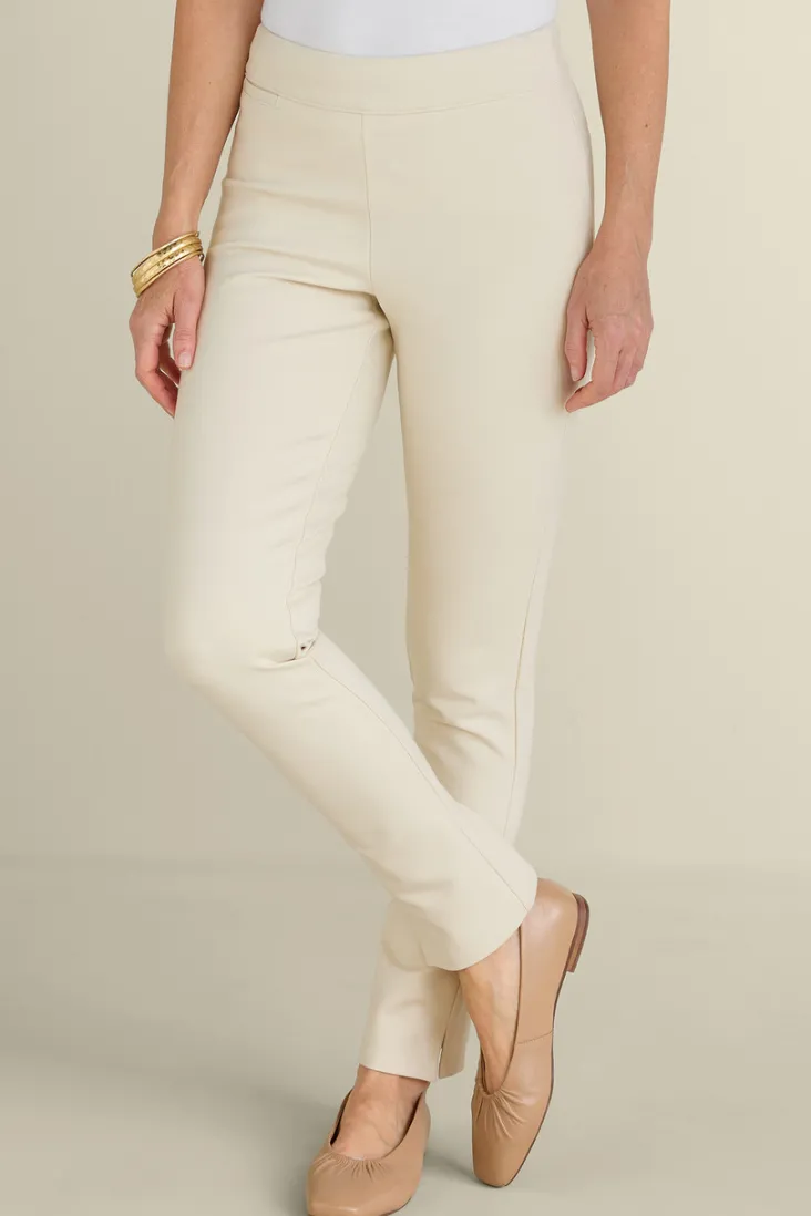 Outlet Soft Surroundings Soft Essential Ponte Slim Leg Pants