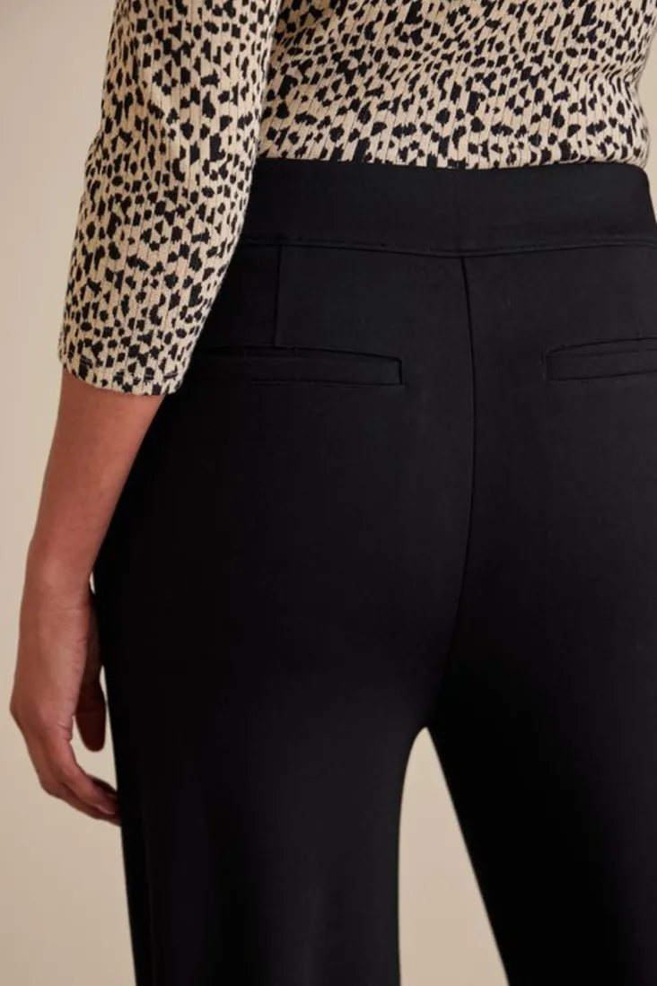 Discount Soft Surroundings Soft Essential Ponte Wide Leg Pants Black