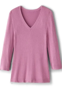 Hot Soft Surroundings Soft Essential Ribbed Linnie Sweater