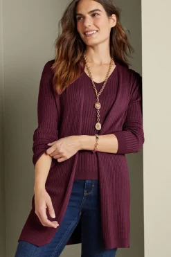 Best Soft Surroundings Soft Essential Ribbed Long Cardi