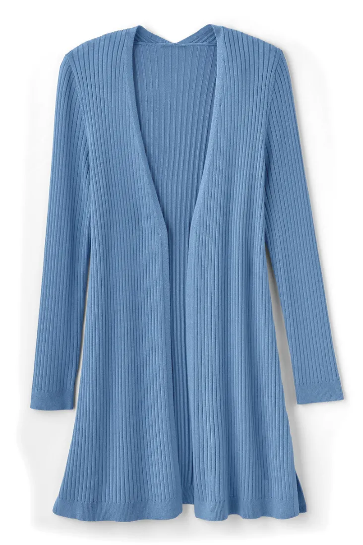 Best Soft Surroundings Soft Essential Ribbed Long Cardi