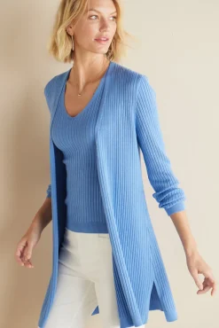 Best Soft Surroundings Soft Essential Ribbed Long Cardi