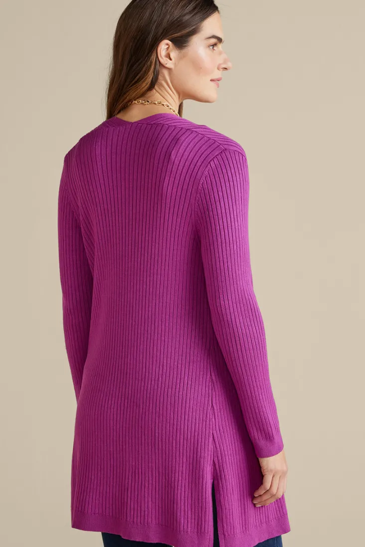 Best Soft Surroundings Soft Essential Ribbed Long Cardi