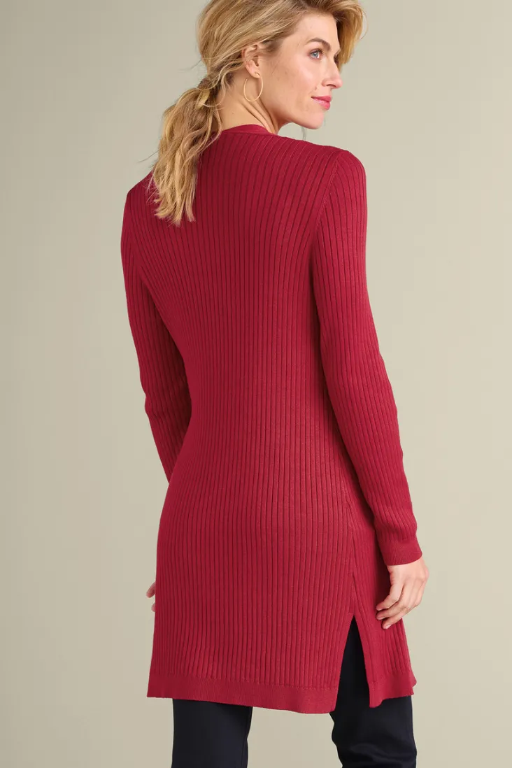 Best Soft Surroundings Soft Essential Ribbed Long Cardi