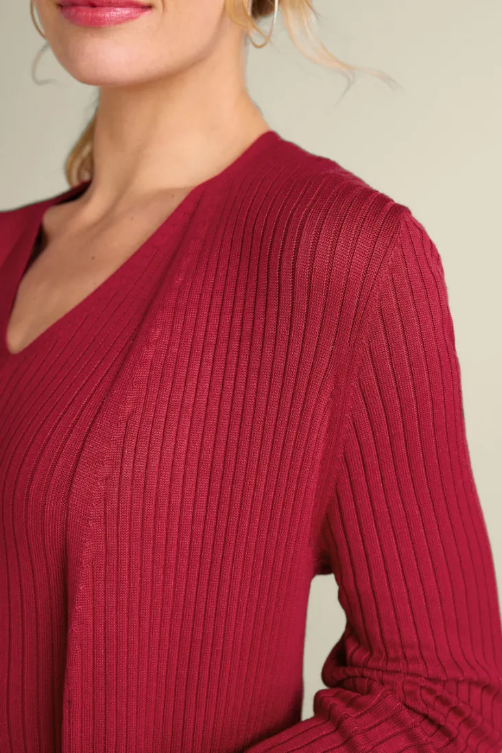 Best Soft Surroundings Soft Essential Ribbed Long Cardi
