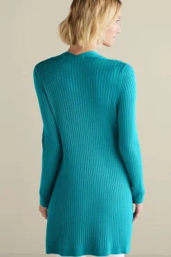 Best Soft Surroundings Soft Essential Ribbed Long Cardi