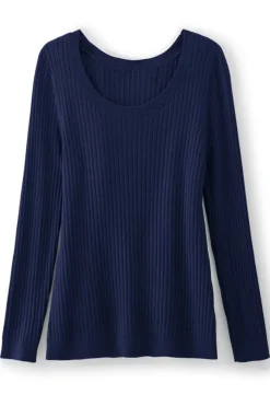 Best Soft Surroundings Soft Essential Ribbed Pullover Sweater