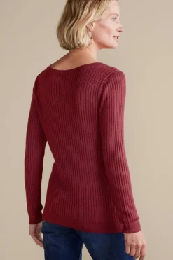 Best Soft Surroundings Soft Essential Ribbed Pullover Sweater