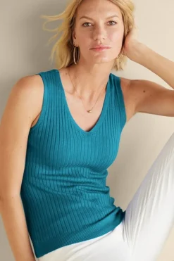 Clearance Soft Surroundings Soft Essential Ribbed Sweater Tank