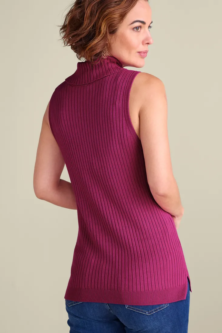 Online Soft Surroundings Soft Essential Ribbed Turtleneck Tank